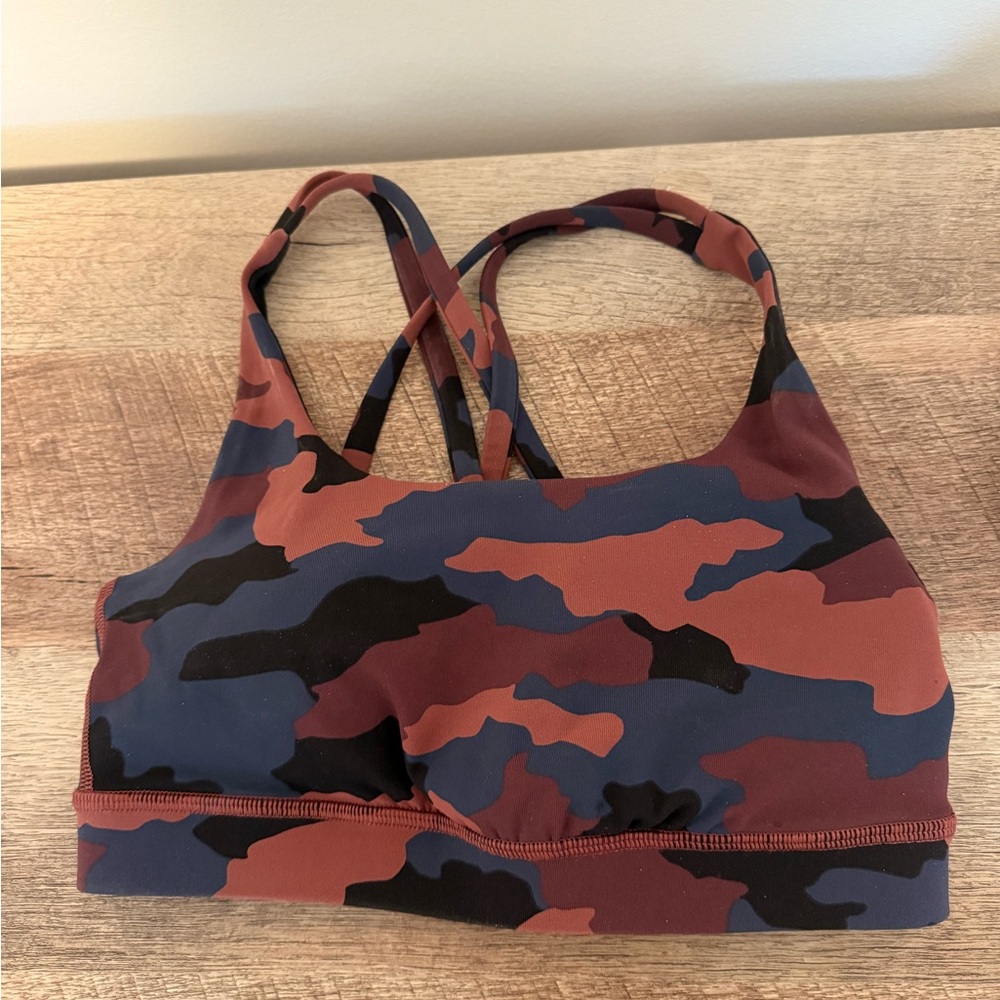 Lululemon energy bra camo